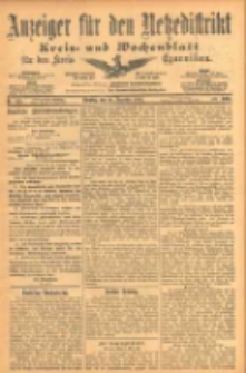Anzeiger f&uuml;r den Netzedistrikt Kreis- und Wochenblatt f&uuml;r den Kreis Czarnikau 1902.12.16 Jg.50 Nr145