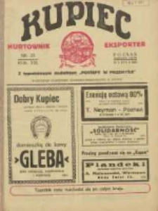 Kupiec Tygodnik: najstarszy tygodnik kupiecko- przemysłowy w Polsce 1927.07.12 R.21 Nr27; urzędowy organ publikacyjny Targ&oacute;w Wschodnich we Lwowie