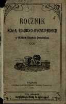 Rocznik K&oacute;łek Rolniczo-Włościańskich w Wielkiem Księstwie Poznańskiem. 1905 T.30
