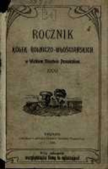 Rocznik Kółek Rolniczo-Włościańskich w Wielkiem Księstwie Poznańskiem. 1905 T.30