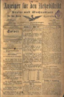 Anzeiger f&uuml;r den Netzedistrikt Kreis- und Wochenblatt f&uuml;r den Kreis Czarnikau 1903.01.01 Jg.51 Nr1