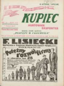 Kupiec Tygodnik: najstarszy tygodnik kupiecko- przemysłowy w Polsce 1927.05.07 R.21 Nr18; III Międzynarodowe Targi Poznańskie od 1-go do 8-go maja 1927