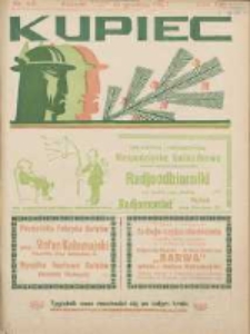 Kupiec Tygodnik: najstarszy tygodnik kupiecko- przemysłowy w Polsce 1927.12.12 R.21 Nr49; urzędowy organ publikacyjny Targ&oacute;w Wschodnich we Lwowie