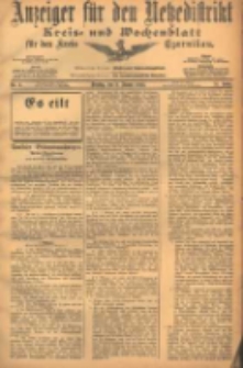 Anzeiger f&uuml;r den Netzedistrikt Kreis- und Wochenblatt f&uuml;r den Kreis Czarnikau 1903.01.06 Jg.51 Nr3