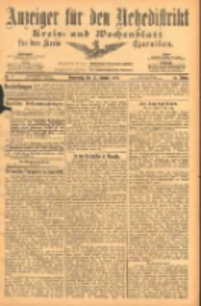 Anzeiger f&uuml;r den Netzedistrikt Kreis- und Wochenblatt f&uuml;r den Kreis Czarnikau 1903.01.15 Jg.51 Nr7