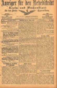 Anzeiger f&uuml;r den Netzedistrikt Kreis- und Wochenblatt f&uuml;r den Kreis Czarnikau 1903.01.22 Jg.51 Nr10