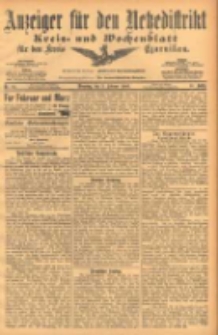 Anzeiger f&uuml;r den Netzedistrikt Kreis- und Wochenblatt f&uuml;r den Kreis Czarnikau 1903.02.03 Jg.51 Nr15