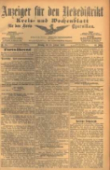 Anzeiger f&uuml;r den Netzedistrikt Kreis- und Wochenblatt f&uuml;r den Kreis Czarnikau 1903.02.10 Jg.51 Nr18