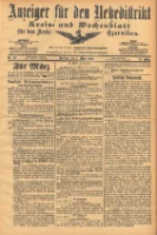 Anzeiger f&uuml;r den Netzedistrikt Kreis- und Wochenblatt f&uuml;r den Kreis Czarnikau 1903.03.03 Jg.51 Nr27