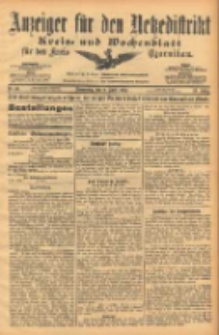 Anzeiger f&uuml;r den Netzedistrikt Kreis- und Wochenblatt f&uuml;r den Kreis Czarnikau 1903.04.09 Jg.51 Nr43
