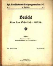 Bericht &uuml;ber das Schuljahr ...