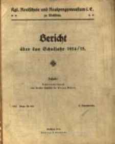 Bericht &uuml;ber das Schuljahr ...