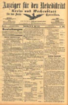 Anzeiger f&uuml;r den Netzedistrikt Kreis- und Wochenblatt f&uuml;r den Kreis Czarnikau 1903.04.16 Jg.51 Nr45