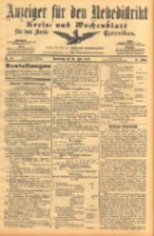 Anzeiger für den Netzedistrikt Kreis- und Wochenblatt für den Kreis Czarnikau 1903.04.16 Jg.51 Nr45