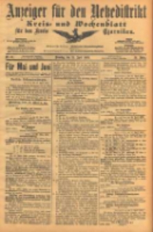 Anzeiger f&uuml;r den Netzedistrikt Kreis- und Wochenblatt f&uuml;r den Kreis Czarnikau 1903.04.21 Jg.51 Nr47