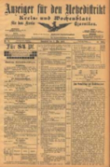 Anzeiger f&uuml;r den Netzedistrikt Kreis- und Wochenblatt f&uuml;r den Kreis Czarnikau 1903.05.02 Jg.51 Nr52