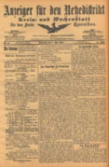 Anzeiger f&uuml;r den Netzedistrikt Kreis- und Wochenblatt f&uuml;r den Kreis Czarnikau 1903.05.07 Jg.51 Nr54