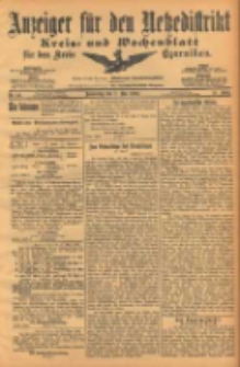 Anzeiger für den Netzedistrikt Kreis- und Wochenblatt für den Kreis Czarnikau 1903.05.07 Jg.51 Nr54