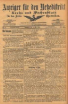 Anzeiger f&uuml;r den Netzedistrikt Kreis- und Wochenblatt f&uuml;r den Kreis Czarnikau 1903.05.09 Jg.51 Nr55