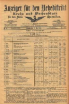 Anzeiger f&uuml;r den Netzedistrikt Kreis- und Wochenblatt f&uuml;r den Kreis Czarnikau 1903.05.12 Jg.51 Nr56
