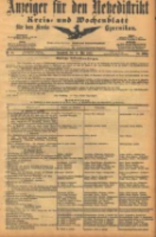 Anzeiger f&uuml;r den Netzedistrikt Kreis- und Wochenblatt f&uuml;r den Kreis Czarnikau 1903.05.16 Jg.51 Nr58
