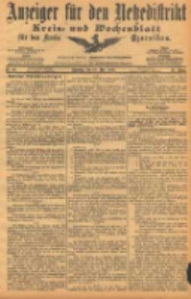 Anzeiger f&uuml;r den Netzedistrikt Kreis- und Wochenblatt f&uuml;r den Kreis Czarnikau 1903.05.19 Jg.51 Nr59