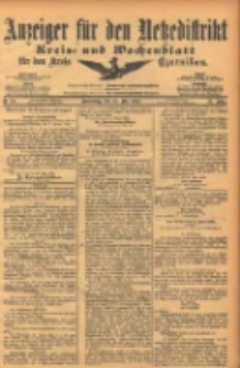 Anzeiger f&uuml;r den Netzedistrikt Kreis- und Wochenblatt f&uuml;r den Kreis Czarnikau 1903.05.28 Jg.51 Nr63