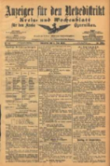 Anzeiger f&uuml;r den Netzedistrikt Kreis- und Wochenblatt f&uuml;r den Kreis Czarnikau 1903.06.06 Jg.51 Nr66