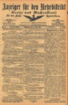 Anzeiger f&uuml;r den Netzedistrikt Kreis- und Wochenblatt f&uuml;r den Kreis Czarnikau 1903.06.11 Jg.51 Nr68