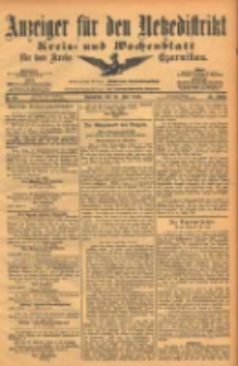 Anzeiger f&uuml;r den Netzedistrikt Kreis- und Wochenblatt f&uuml;r den Kreis Czarnikau 1903.06.13 Jg.51 Nr69