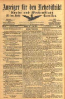 Anzeiger f&uuml;r den Netzedistrikt Kreis- und Wochenblatt f&uuml;r den Kreis Czarnikau 1903.07.07 Jg.51 Nr79
