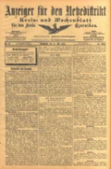 Anzeiger f&uuml;r den Netzedistrikt Kreis- und Wochenblatt f&uuml;r den Kreis Czarnikau 1903.07.11 Jg.51 Nr81