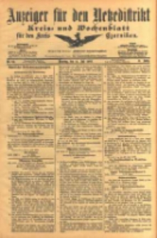 Anzeiger f&uuml;r den Netzedistrikt Kreis- und Wochenblatt f&uuml;r den Kreis Czarnikau 1903.07.14 Jg.51 Nr82