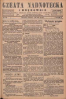 Gazeta Nadnotecka i Orędownik: pismo poświęcone sprawie polskiej na ziemi nadnoteckiej 1928.08.11 R.8 Nr184