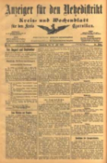 Anzeiger f&uuml;r den Netzedistrikt Kreis- und Wochenblatt f&uuml;r den Kreis Czarnikau 1903.07.25 Jg.51 Nr87