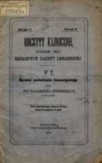 Nerwice pochodzenia traumatycznego / przez Adolfa Strümpell'a.