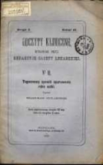 Tegoczesny spos&oacute;b operowania raka sutki / napisał Władysław Matlakowski.