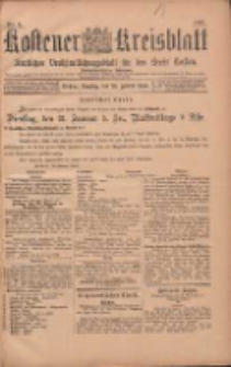 Kostener Kreisblatt: amtliches Ver&ouml;ffentlichungsblatt f&uuml;r den Kreis Kosten 1903.01.20 Jg.38 Nr6