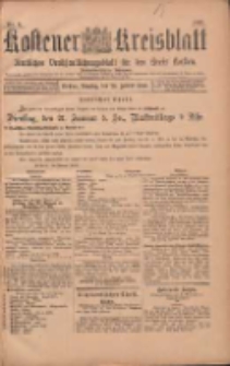 Kostener Kreisblatt: amtliches Veröffentlichungsblatt für den Kreis Kosten 1903.01.20 Jg.38 Nr6
