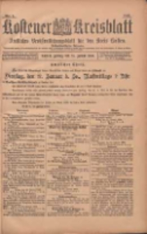 Kostener Kreisblatt: amtliches Veröffentlichungsblatt für den Kreis Kosten 1903.01.23 Jg.38 Nr7