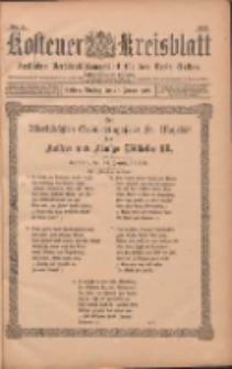 Kostener Kreisblatt: amtliches Veröffentlichungsblatt für den Kreis Kosten 1903.01.27 Jg.38 Nr8