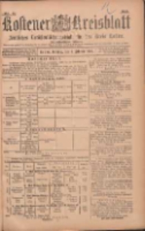 Kostener Kreisblatt: amtliches Veröffentlichungsblatt für den Kreis Kosten 1903.02.03 Jg.38 Nr10