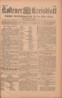 Kostener Kreisblatt: amtliches Veröffentlichungsblatt für den Kreis Kosten 1903.02.10 Jg.38 Nr12