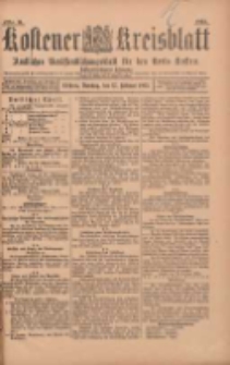 Kostener Kreisblatt: amtliches Ver&ouml;ffentlichungsblatt f&uuml;r den Kreis Kosten 1903.02.17 Jg.38 Nr14