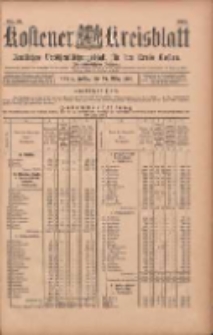 Kostener Kreisblatt: amtliches Veröffentlichungsblatt für den Kreis Kosten 1903.03.20 Jg.58 Nr23