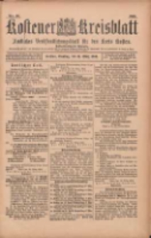 Kostener Kreisblatt: amtliches Veröffentlichungsblatt für den Kreis Kosten 1903.03.31 Jg.38 Nr26