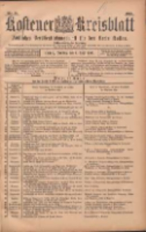 Kostener Kreisblatt: amtliches Ver&ouml;ffentlichungsblatt f&uuml;r den Kreis Kosten 1903.04.07 Jg.38 Nr28