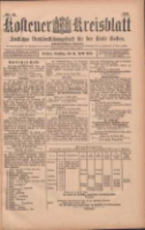 Kostener Kreisblatt: amtliches Veröffentlichungsblatt für den Kreis Kosten 1903.04.14 Jg.38 Nr30