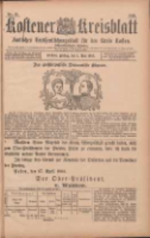 Kostener Kreisblatt: amtliches Ver&ouml;ffentlichungsblatt f&uuml;r den Kreis Kosten 1903.05.01 Jg.38 Nr35