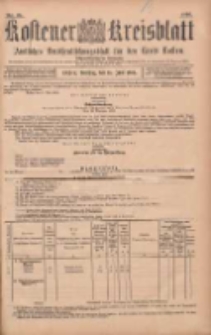 Kostener Kreisblatt: amtliches Ver&ouml;ffentlichungsblatt f&uuml;r den Kreis Kosten 1903.06.16 Jg.38 Nr48